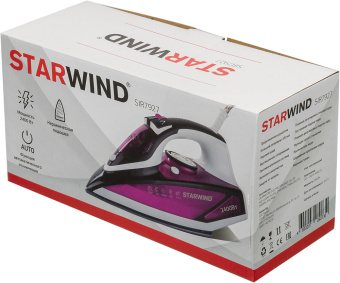 Утюг Starwind SIR7927 2400Вт фиолетовый/черный - купить недорого с доставкой в интернет-магазине