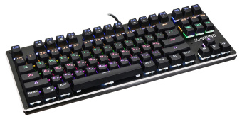 Клавиатура SunWind SW-K900G механическая черный USB Multimedia for gamer LED - купить недорого с доставкой в интернет-магазине