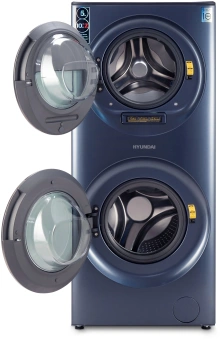 Стиральная машина Hyundai WMD9425 класс: A+++ загр.фронтальная макс.:15кг (с сушкой) темно-синий - купить недорого с доставкой в интернет-магазине