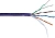 Кабель информационный Lanmaster LAN-5EUTP-HFLT-VI кат.5E UTP 4 пары 24AWG LSZH внутренний 305м фиолетовый
