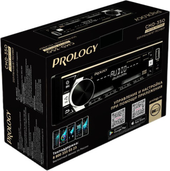 Автомагнитола Prology CMD-350 1DIN 4x55Вт ПДУ RDS (PRCMD350) - купить недорого с доставкой в интернет-магазине