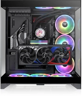 Корпус Thermaltake CTE E550 TG черный без БП ATX 8x120mm 6x140mm 2xUSB3.0 audio bott PSU - купить недорого с доставкой в интернет-магазине
