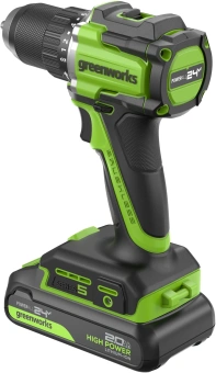 Дрель-шуруповерт Greenworks DD560 аккум. патрон:быстрозажимной (3708407CUA) - купить недорого с доставкой в интернет-магазине