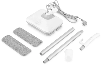 Швабра паровая Kitfort КТ-1020 1250Вт белый - купить недорого с доставкой в интернет-магазине