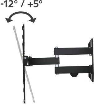 Кронштейн для телевизора Hama 00220824 черный 37"-90" макс.25кг настенный поворот и наклон - купить недорого с доставкой в интернет-магазине