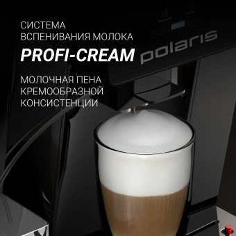 Кофемашина Polaris PACM 2055AC 1450Вт черный/серебристый - купить недорого с доставкой в интернет-магазине