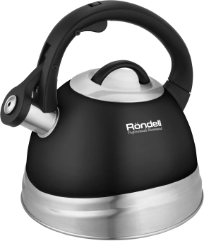 Чайник металлический Rondell Walzer RDS-1827 2.7л. черный - купить недорого с доставкой в интернет-магазине