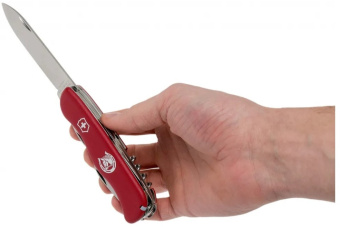 Нож перочинный Victorinox EQUESTRIAN (0.8583) 111мм 12функц. красный карт.коробка - купить недорого с доставкой в интернет-магазине