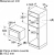 Микроволновая печь Bosch BFL7221B1 21л. 900Вт черный (встраиваемая) - купить недорого с доставкой в интернет-магазине