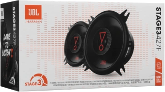 Колонки автомобильные JBL Stage3 427F 150Вт 90дБ 3Ом 10см (4дюйм) (ком.:2кол.) коаксиальные двухполосные - купить недорого с доставкой в интернет-магазине