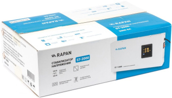 Стабилизатор напряжения Бастион Rapan ST-2000 2000ВА белый - купить недорого с доставкой в интернет-магазине