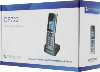 Телефон IP Grandstream DP722 серебристый - купить недорого с доставкой в интернет-магазине