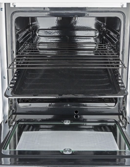 Плита Газовая Flama RG 24011 W белый (без крышки) реш.сталь - купить недорого с доставкой в интернет-магазине