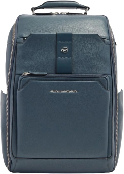 Рюкзак мужской Piquadro Tebe CA7159W144/BLU синий натур.кожа - купить недорого с доставкой в интернет-магазине