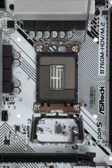 Материнская плата Asrock B760M-HDV/M.2 Soc-1700 Intel B760 2xDDR5 mATX AC`97 8ch(7.1) 2.5Gg RAID+VGA+HDMI+DP - купить недорого с доставкой в интернет-магазине