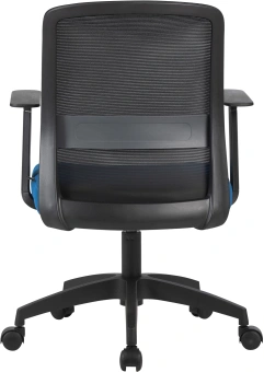 Кресло Cactus CS-MC333-BKBL черный сиденье темно-синий сетка/ткань низк.спин. крестов. пластик пластик черный - купить недорого с доставкой в интернет-магазине