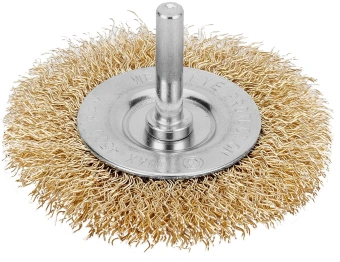 Щетка дисковая Matrix 74448 d=75мм d(посад.)=6мм (дрели) - купить недорого с доставкой в интернет-магазине