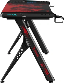 Стол игровой Bloody BD-TB101 столешница ЛДСП карбон каркас черный 140x75x75см - купить недорого с доставкой в интернет-магазине