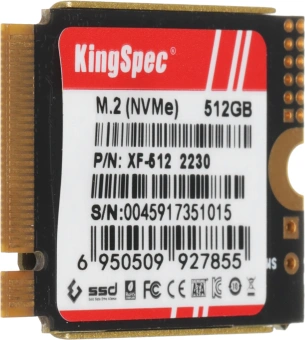 Накопитель SSD Kingspec PCIe 4.0 x4 512GB XF-512 2230 M.2 2230 - купить недорого с доставкой в интернет-магазине