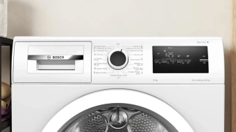 Сушильная машина Bosch WTN86201ME пан.англ. кл.энер.:B макс.загр.:8кг белый - купить недорого с доставкой в интернет-магазине