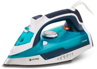 Утюг Vitek VT-1266 2400Вт синий - купить недорого с доставкой в интернет-магазине