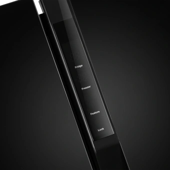Холодильник Hyundai CS6503FV 2-хкамерн. черное стекло инвертер - купить недорого с доставкой в интернет-магазине