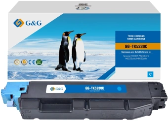 Картридж лазерный G&G GG-TK5280C TK5280C голубой (11000стр.) для Kyocera Ecosys P6235cdn/M6235cidn/M6635cidn - купить недорого с доставкой в интернет-магазине