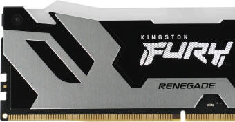 Память DDR5 24GB 7200MHz Kingston KF572C38RSA-24 Fury Renegade Silver/Black RGB RTL Gaming PC5-57600 CL38 DIMM 288-pin 1.45В single rank с радиатором Ret - купить недорого с доставкой в интернет-магазине