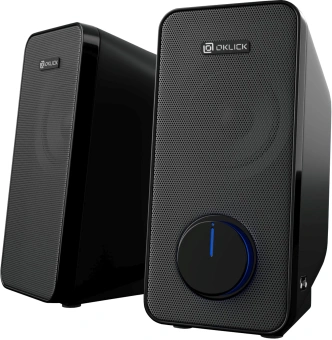 Колонки Оклик OK-175 2.0 черный 10Вт портативные - купить недорого с доставкой в интернет-магазине
