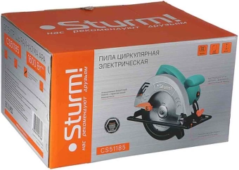 Циркулярная пила (дисковая) Sturm! CS51185 1600Вт (ручная) D диска.:185мм - купить недорого с доставкой в интернет-магазине