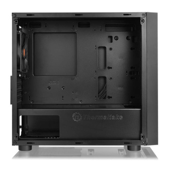 Корпус Thermaltake Versa H17 window черный без БП mATX 2xUSB2.0 1xUSB3.0 audio bott PSU - купить недорого с доставкой в интернет-магазине