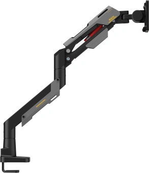 Кронштейн для мониторов Ultramounts UM743BG черный/серый 24"-57" макс.30кг крепление к столешнице поворот и наклон - купить недорого с доставкой в интернет-магазине