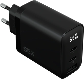 Сетевое зар./устр. Magssory ACH009 65W (PD3.0+PPS+QC4+AFC+FCP+SCP) универсальное черный - купить недорого с доставкой в интернет-магазине