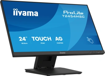 Монитор Iiyama 24" ProLite T2454MSC-B3AG черный IPS LED 4ms 16:9 HDMI M/M глянцевая HAS 1000:1 300cd 178гр/178гр 1920x1080 75Hz DP FHD USB Touch 5.4кг - купить недорого с доставкой в интернет-магазине