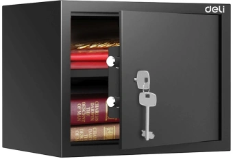 Сейф Deli Srock ET563 300x380x300мм ключевой - купить недорого с доставкой в интернет-магазине