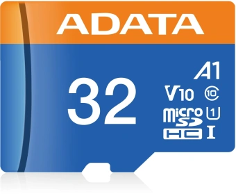 Флеш карта microSDHC 32GB A-Data AUSDH32GUICL10A1-RA1 Premier + adapter - купить недорого с доставкой в интернет-магазине