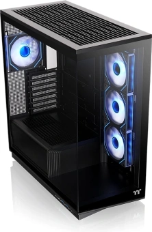 Корпус Thermaltake Stage 450 TG черный без БП ATX 2xUSB3.0 audio bott PSU - купить недорого с доставкой в интернет-магазине