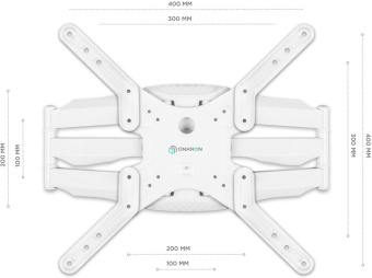 Кронштейн для телевизора Onkron M5 белый 37"-70" макс.36.4кг настенный поворот и наклон - купить недорого с доставкой в интернет-магазине