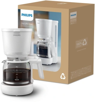 Кофеварка капельная Philips HD7411/00 белый - купить недорого с доставкой в интернет-магазине