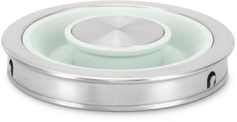 Чайник электрический Hyundai HYK-S9999 1.7л. 2200Вт светло-зеленый/серебристый корпус: металл - купить недорого с доставкой в интернет-магазине