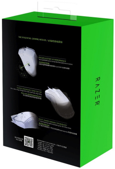 Мышь Razer DeathAdder Essential белый оптическая (6400dpi) USB для ноутбука (5but) - купить недорого с доставкой в интернет-магазине