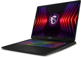 Ноутбук MSI Sword 17 HX B14VGKG-048XRU Core i9 14900HX 16Gb SSD1Tb NVIDIA GeForce RTX4070 8Gb 17" IPS QHD+ (2560x1600) noOS grey space WiFi BT Cam (9S7-17T214-048) - купить недорого с доставкой в интернет-магазине