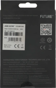Накопитель SSD Hikvision PCIe 4.0 x4 2TB HS-SSD-FUTUREX LITE 2048G M.2 2280 - купить недорого с доставкой в интернет-магазине