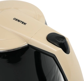 Чайник электрический Centek CT-0025 1.8л. 2000Вт черный/бежевый корпус: металл/пластик (CT-0025 BLACK) - купить недорого с доставкой в интернет-магазине