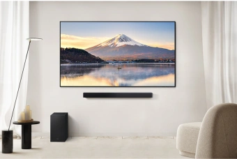 Саундбар Samsung HW-B450F/RU 2.1 300Вт+220Вт черный - купить недорого с доставкой в интернет-магазине