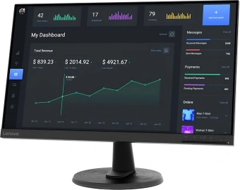 Монитор Lenovo 23.8" ThinkVision C24-40 черный VA 4ms 16:9 HDMI матовая 250cd 178гр/178гр 1920x1080 75Hz FreeSync VGA FHD 3.3кг - купить недорого с доставкой в интернет-магазине