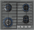 Газовая варочная поверхность Maunfeld EGHG.64.63CDGR/G графит