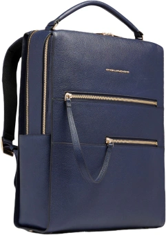 Рюкзак женский Piquadro Patricia CA6839W140BM/BLU темно-синий натур.кожа - купить недорого с доставкой в интернет-магазине