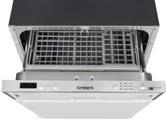 Посудомоечная машина Timberk Set&Dry T-DW45BI103 серебристый (узкая) - купить недорого с доставкой в интернет-магазине