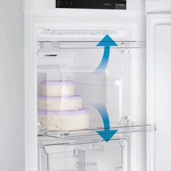 Морозильная камера Indesit DFZ 4150 белый - купить недорого с доставкой в интернет-магазине